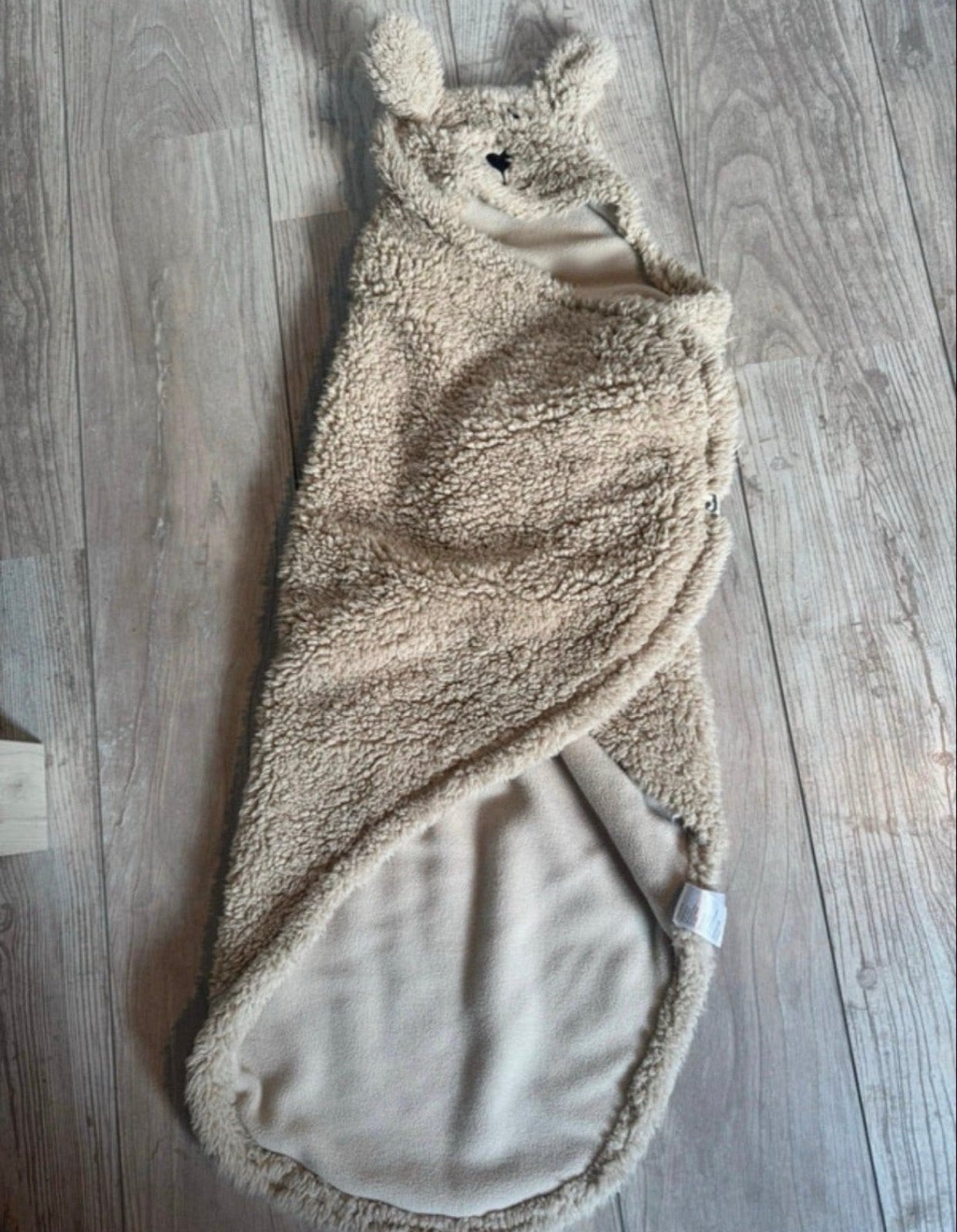 Nieuwe Jollein Wikkeldeken - Heerlijk Zacht en Warm, Ophalen of Verzenden, Beige, Deken, Nieuw