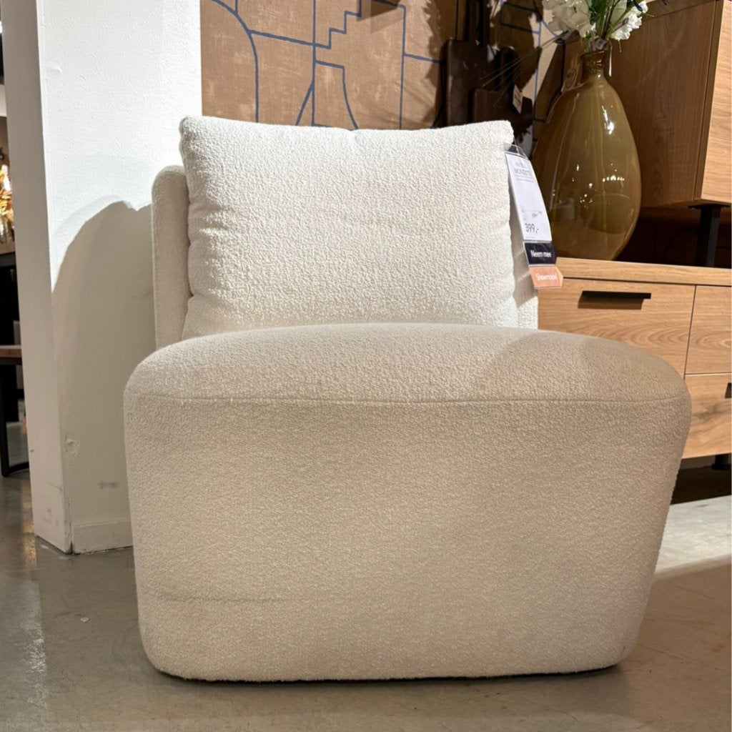 Fauteuil Mondetti Naturel - Pronto Wonen, Huis en Inrichting, Niet ingevuld, Niet ingevuld, Niet ingevuld