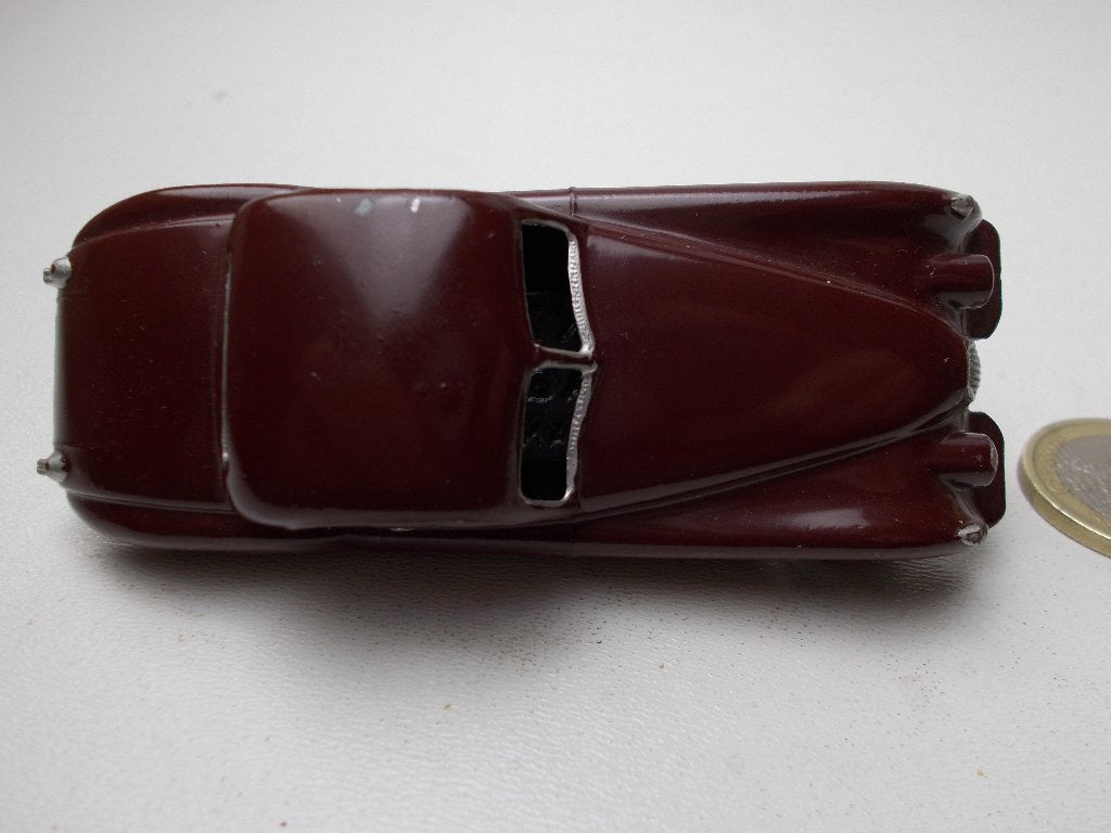 1954 Dinky Toys 157 JAGUAR XK120 COUPE (Gerestaureerd.), Ophalen of Verzenden, Gebruikt, Auto, Dinky Toys