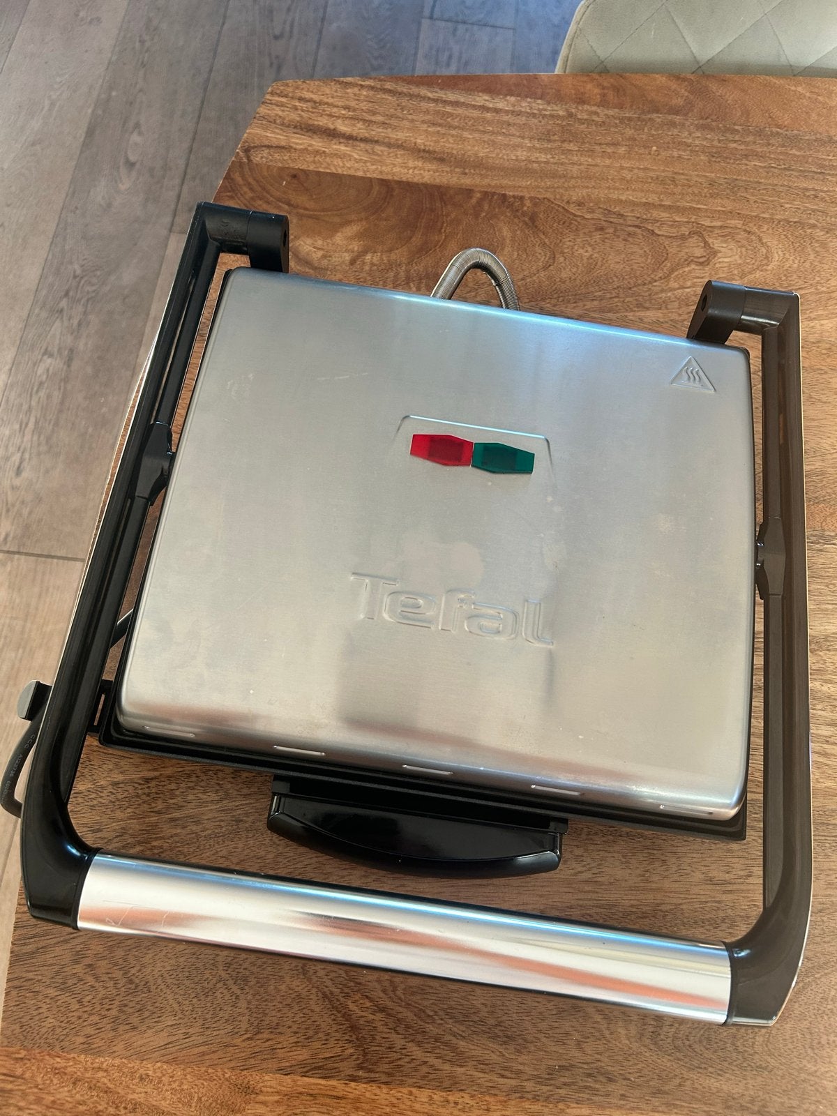 Tefal Contactgrill / Tafelgrill - Zo goed als nieuw, Witgoed en Apparatuur, Grillplaten, Ophalen, Zo goed als nieuw, Tafelgrill