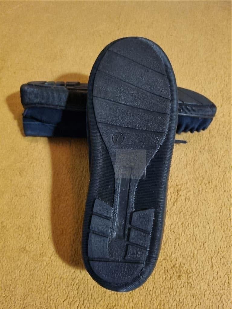 Foto 3 van Cushion-Walk flexible comfort Suede Moccasin slippers blauw