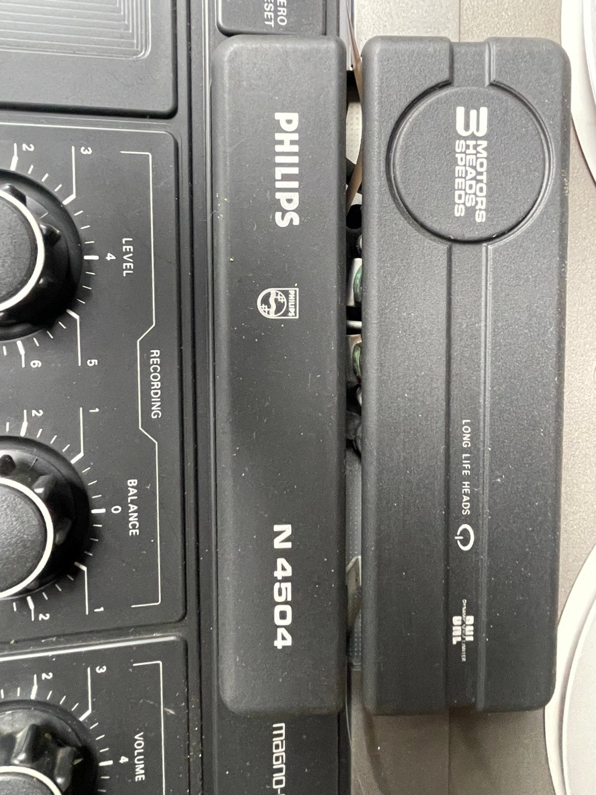 Philips bandrecorder N4504, Ophalen, Bandrecorder, Met stofkap