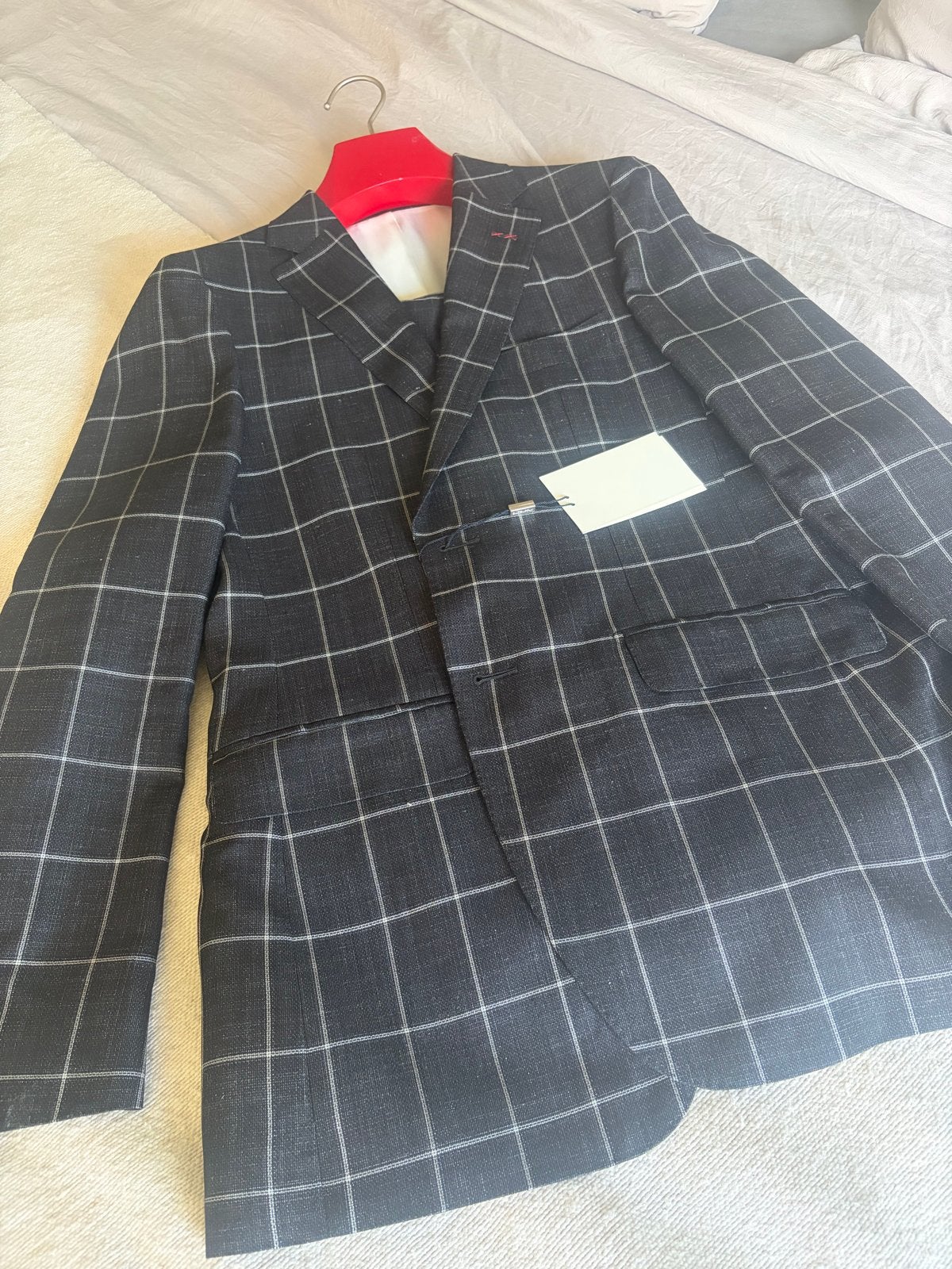 Suitsupply Siena Pak (Wol, Linnen) Maat 50, Ophalen of Verzenden, Nieuw, Maat 48/50 (M), Grijs