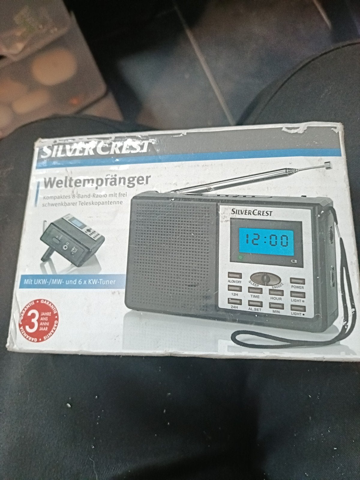 SilverCrest Wereldontvanger SWB 100 B1 - Nieuw in doos, Audio, Tv en Foto, Verzenden, Nieuw, Wereldontvanger