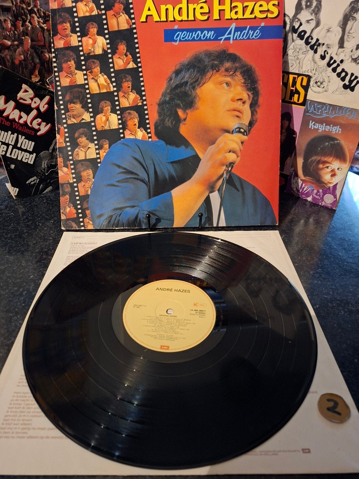 André Hazes - Gewoon André LP (1977)  2, LP, Gebruikt, Overige formaten, Ophalen of Verzenden