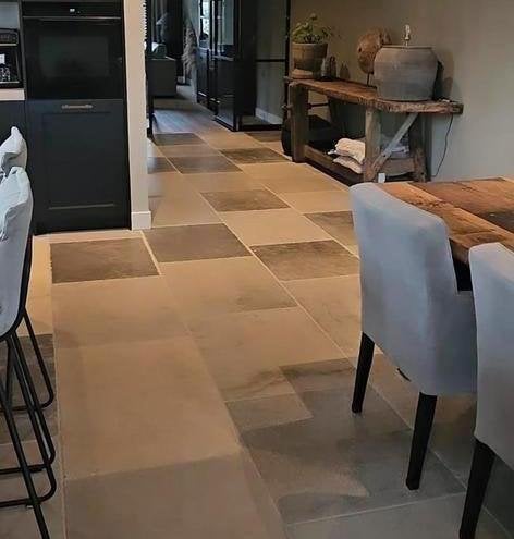 PRACHTIGE BOURGONDISCHE DALLEN VLOER GROTE VOORRAAD, Ophalen of Verzenden, Nieuw, 75 m² of meer, Parket