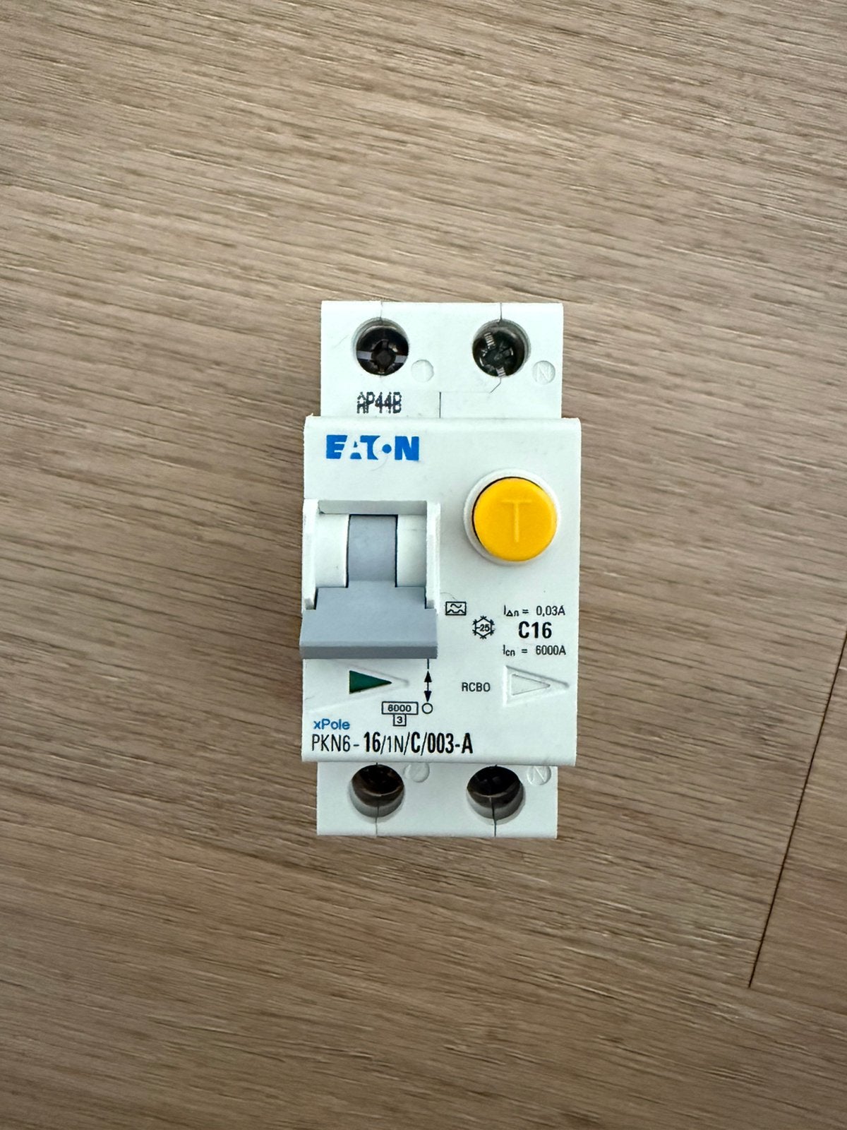 Eaton PKN6-16/1N/C/003-A Aardlek. Ong. 120 stuks, Ophalen of Verzenden, Gebruikt, Eaton, Aardlekautomaat