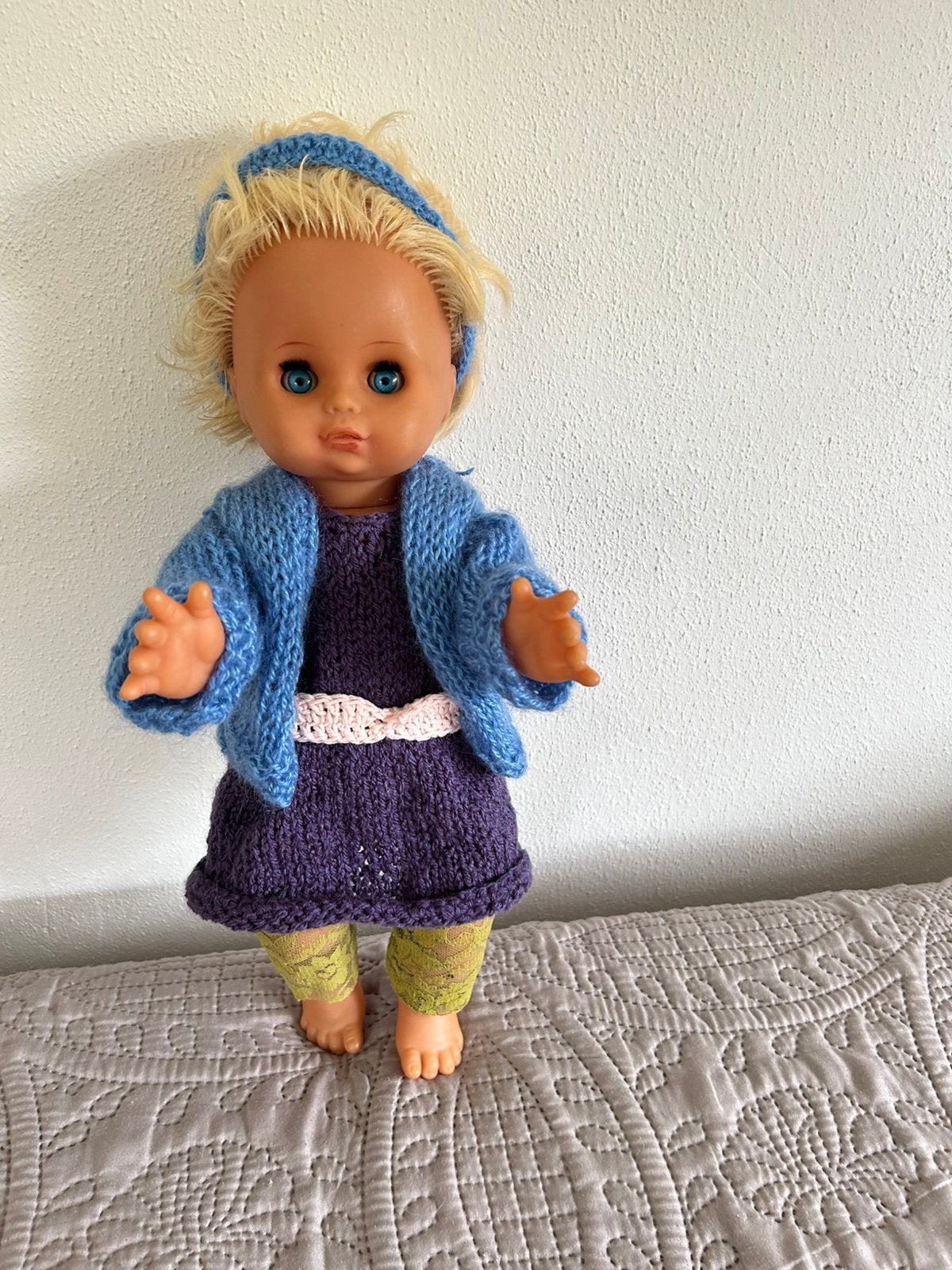 Pop 40 centimeter lang, uit de jaren ‘80, Kinderen en Baby's, Ophalen of Verzenden, Gebruikt, Overige typen