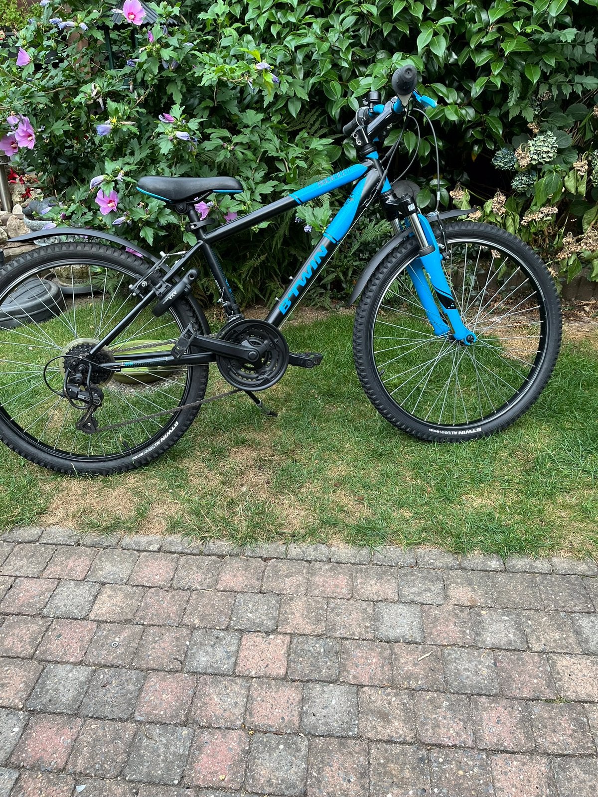 Jongens Mountainbike B-Twin 24 inch, Fietsen en Brommers, Fietsen | Jongens, Ophalen, 24 inch, Velgrem, Versnellingen