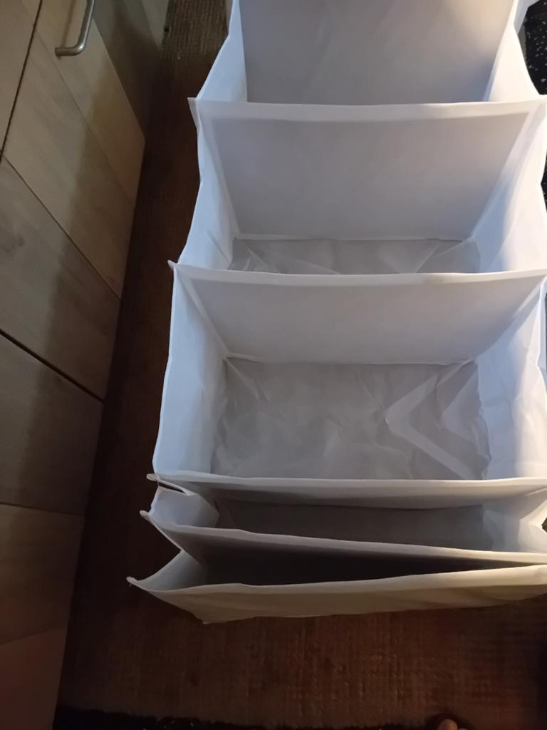Opvouwbare vakkenkast, Ophalen, 25 tot 50 cm
