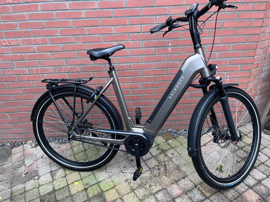 Kalkhoff Image 5 B advance 625 w. met belt E-bike, Fietsen en Brommers, Elektrische fietsen, Zo goed als nieuw, 50 km per accu of meer