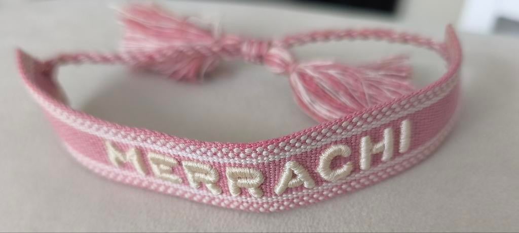 MERRACHI  armband, Ophalen of Verzenden, Nieuw, Roze, Overige materialen