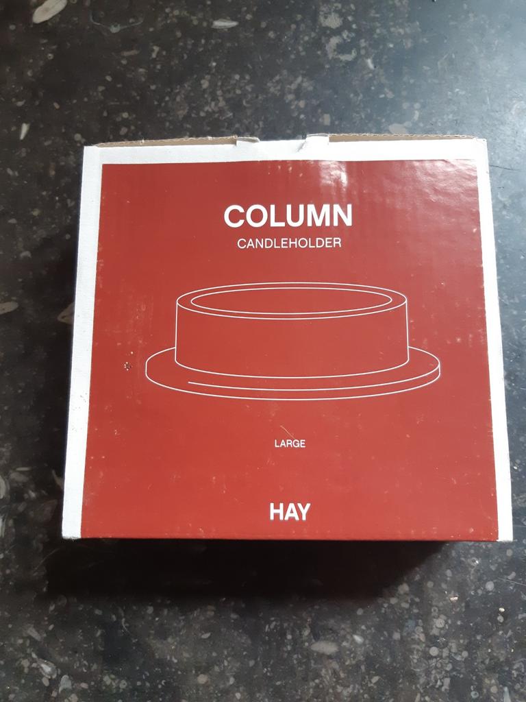 Kandelaar COLUMN HAY nieuw, Overige materialen, Bruin, Nieuw, Ophalen of Verzenden