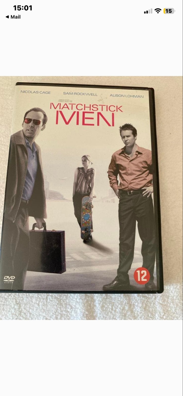 Matchstick Men DVD, Psychologische thriller, Nederlands, Ophalen of Verzenden, Vanaf 12 jaar