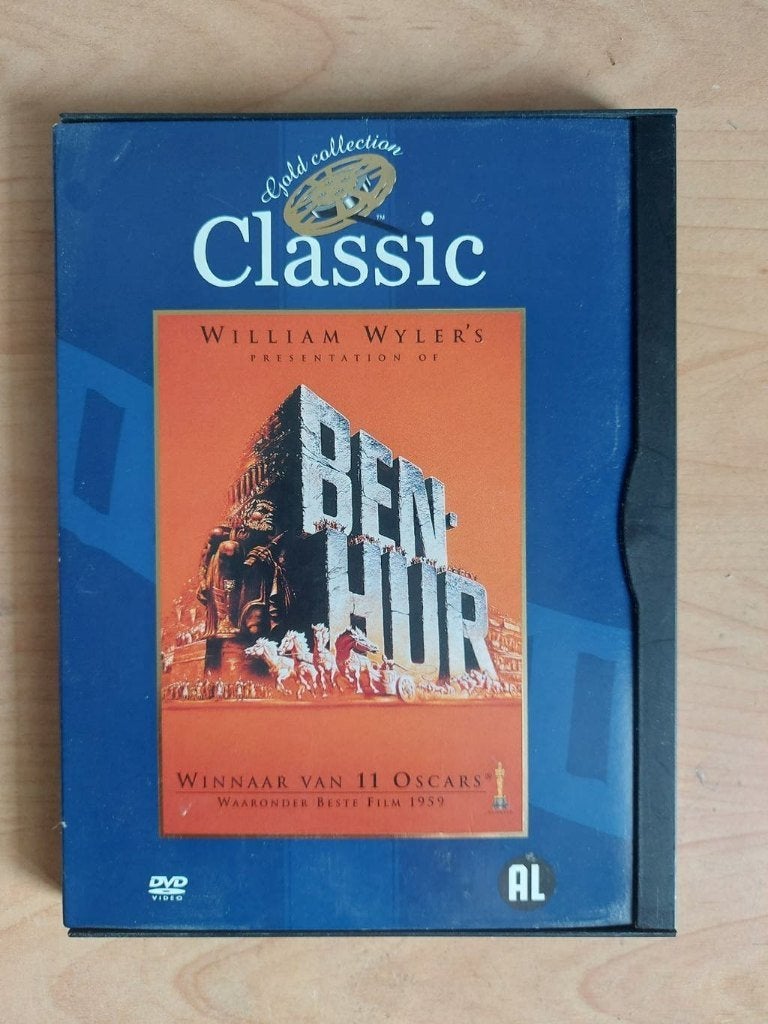 Ben Hur - 1959 Charlton Heston, Alle leeftijden, Drama, Ophalen of Verzenden, Zo goed als nieuw