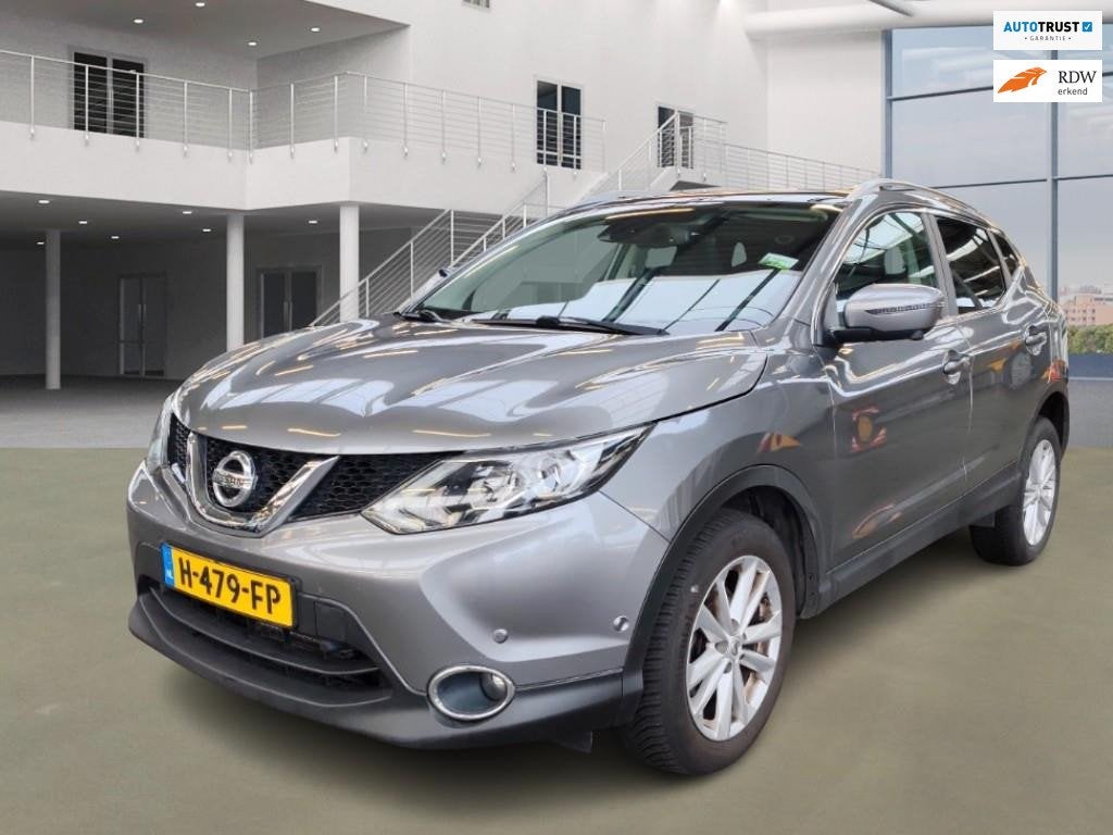 Nissan Qashqai 1.2 Tekna / AUTO RIJD PRIMA / Apk 28-05-2027, Auto's, Gebruikt, 4 cilinders, 116 pk, Leder