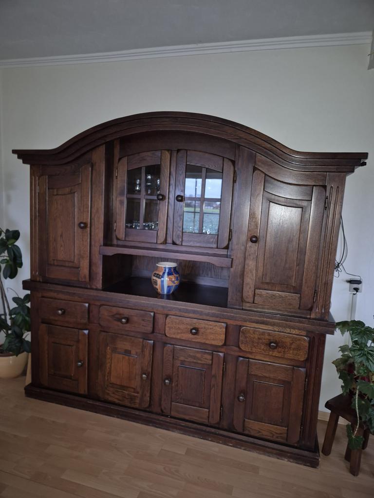 Kast, Ophalen, Met deur(en), 200 cm of meer, Eikenhout