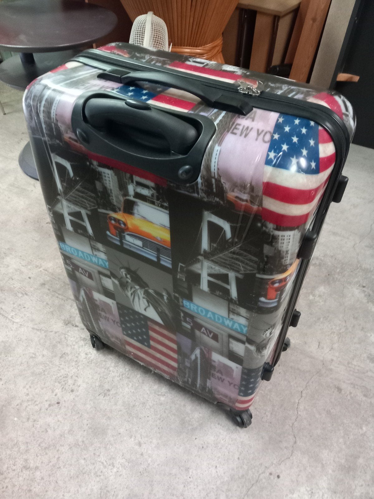 leuke amerikaanse rol koffer, Sieraden, Tassen en Uiterlijk, Koffers, Ophalen, Zacht kunststof, Minder dan 50 cm, Wieltjes