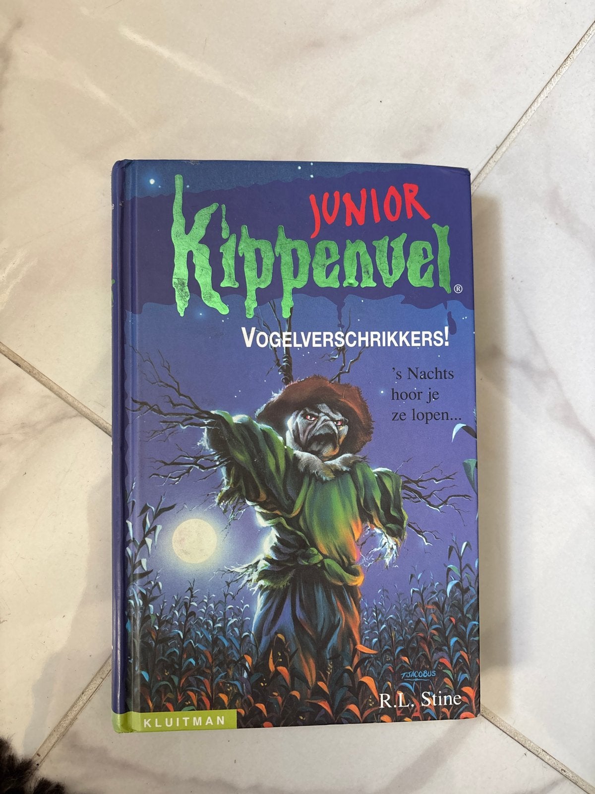 Junior Kippenvel: Vogelverschrikkers! (R.L. Stine), Boeken, Ophalen of Verzenden, Zo goed als nieuw, Fictie