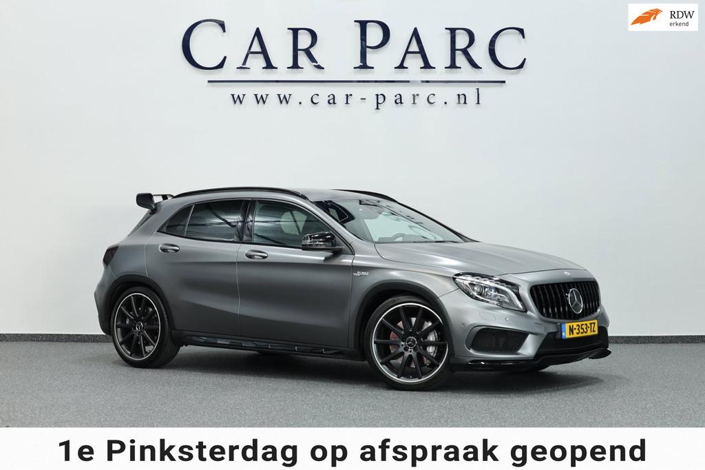 Mercedes-Benz GLA-klasse AMG 45 4MATIC Edition 1 MATT/LED/LE, Auto's, Gebruikt, Euro 6, 4 cilinders, Leder