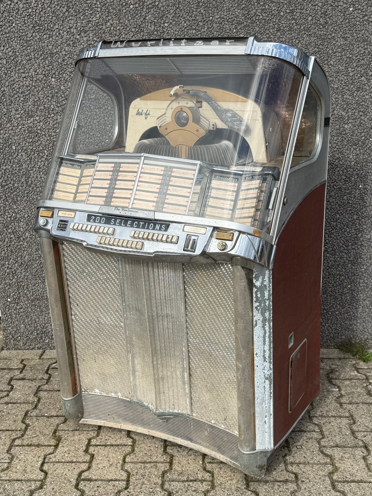 RESTAURATIE PROJECT: WURLITZER model 2000 jukebox, Verzamelen, Ophalen, 1950 tot 1960, NL, OJC