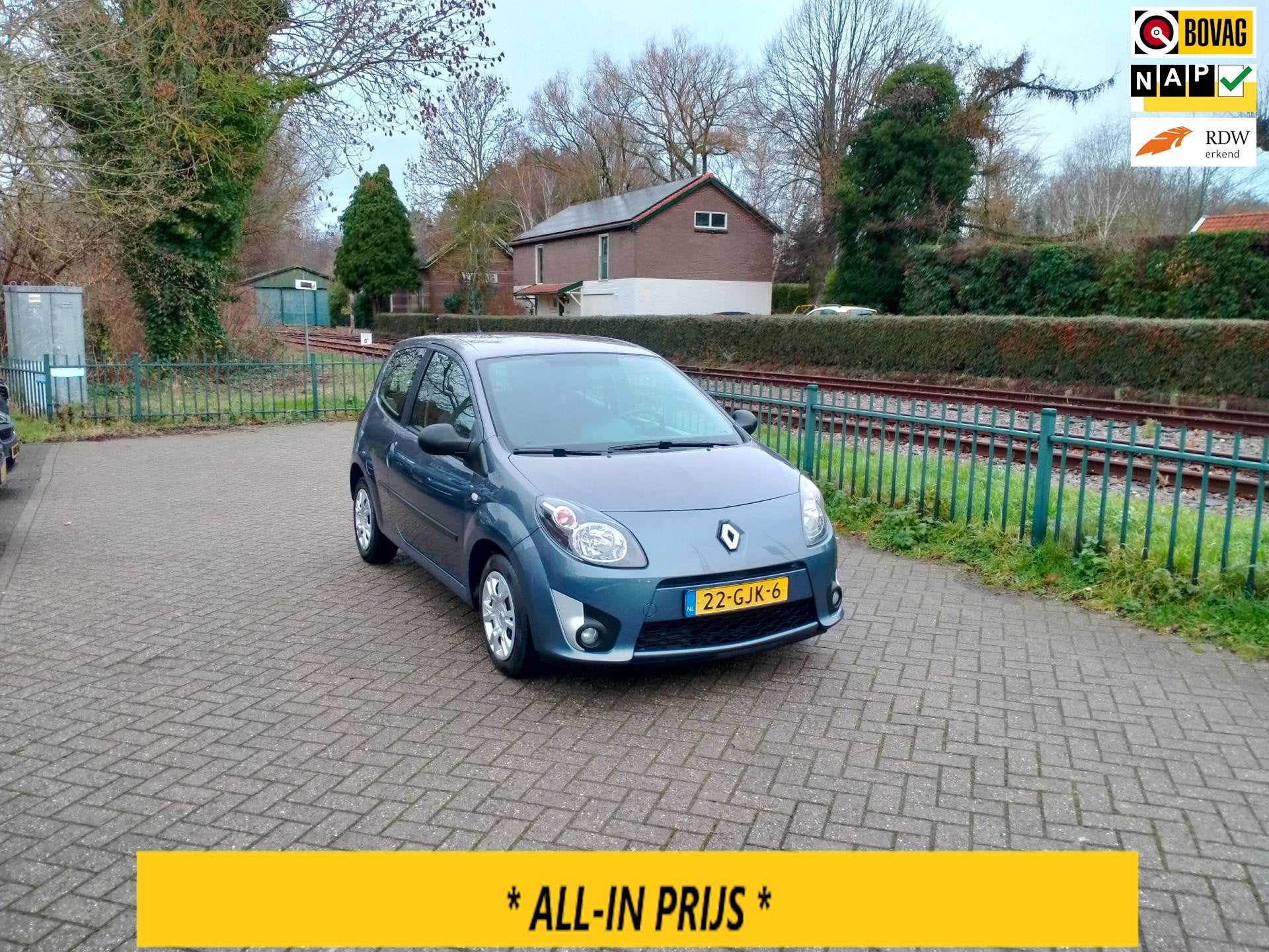 Renault Twingo 1.2 Dynamique airco ALLINPRIJS, Voorwielaandrijving, Gebruikt, 4 cilinders, Origineel Nederlands