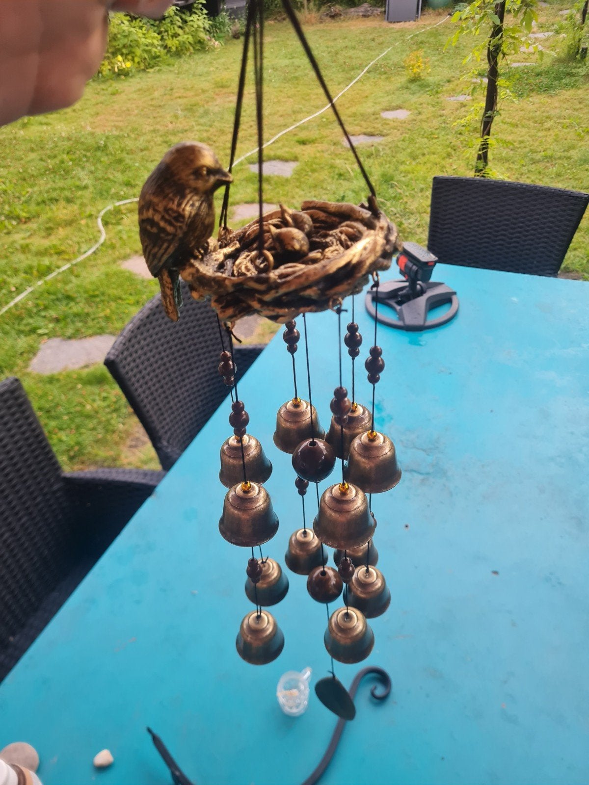 Windgong met bronzen belletjes., Ophalen of Verzenden, Nieuw
