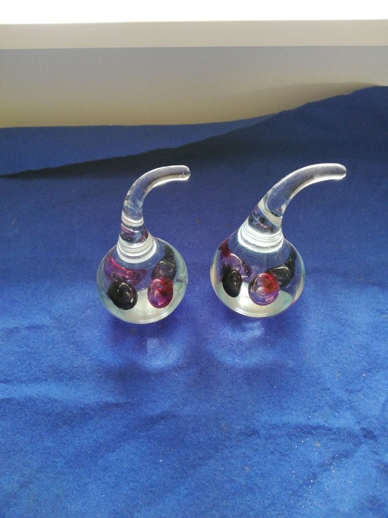Glaswerk druppels 5 stuks, Antiek en Kunst, Antiek | Glas en Kristal, Ophalen