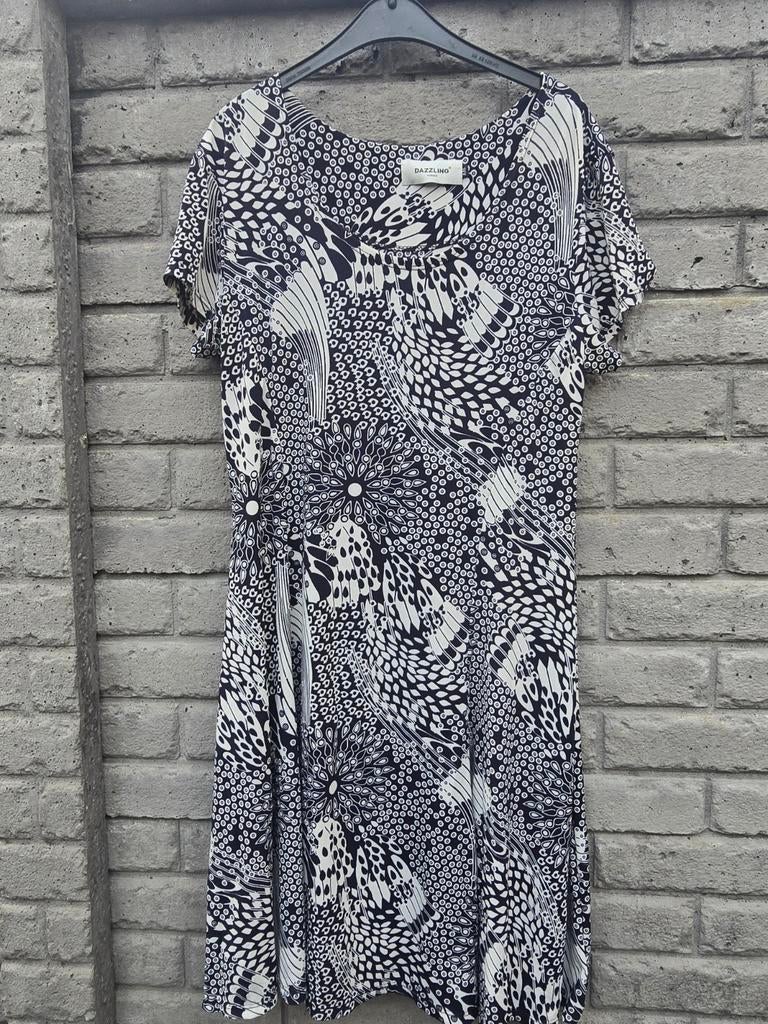 Dazzling jurk met patroon maat 44/46, Kleding | Dames, Ophalen of Verzenden