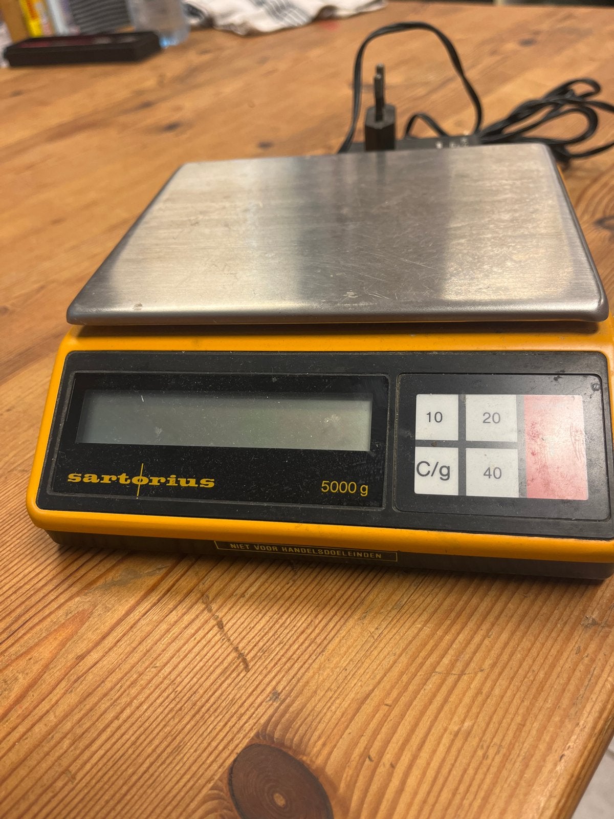 Sartorius Precisieweegschaal 5000g - Made in Germany, Doe-het-zelf en Verbouw, Weegschalen, Gebruikt, Precisieweegschaal, 200 kg of meer