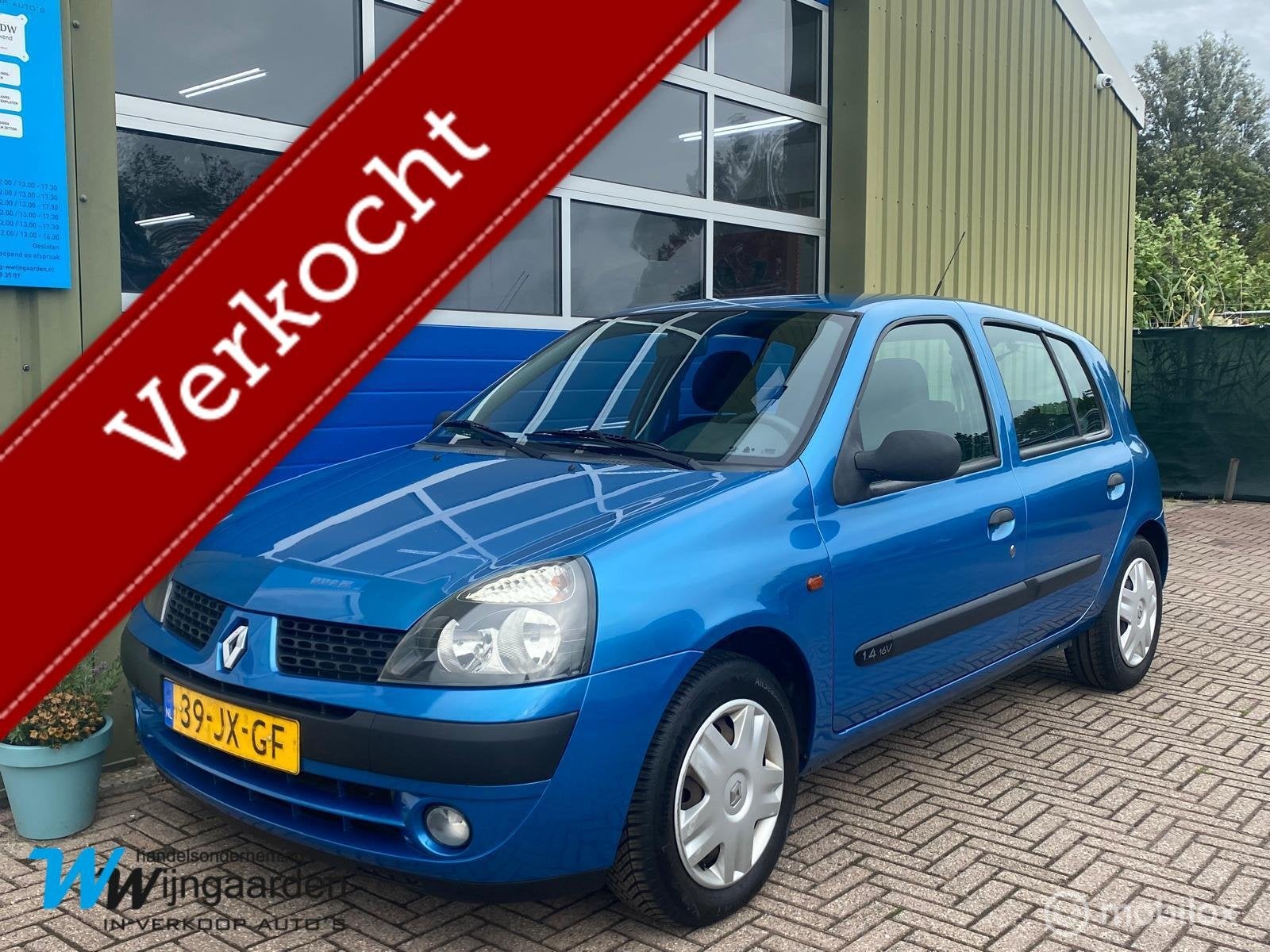 Renault Clio 1.4-16V Expression|Cruise control|APK|Trekhaak|, Auto's, Voorwielaandrijving, Startonderbreker, Zwart, 4 cilinders