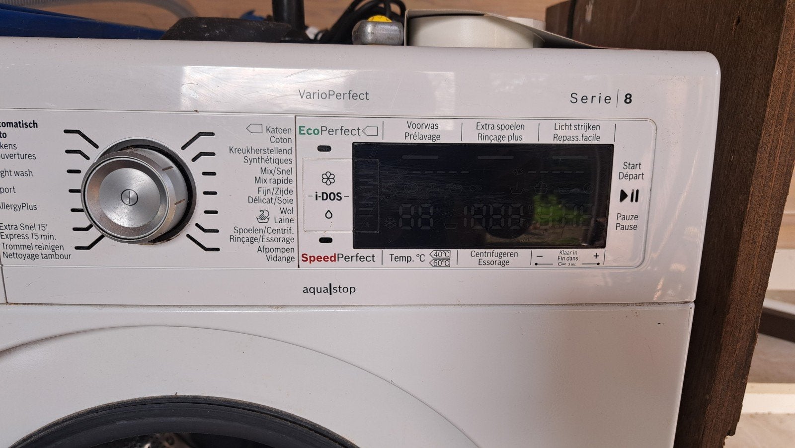 Bosch Serie 8 VarioPerfect Wasmachine - 1600 toeren, Witgoed en Apparatuur, Ophalen, 6 tot 8 kg, Gebruikt, 1600 toeren of meer