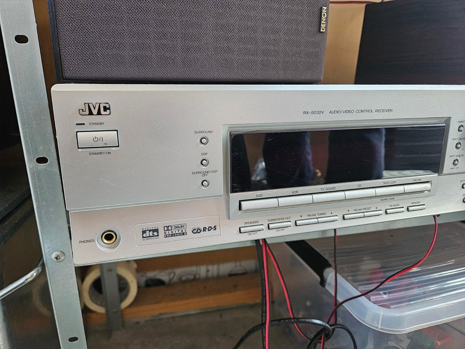 JVC RX-5032V Audio/Video Control Receiver, Ophalen, JVC, 60 tot 120 watt, Gebruikt