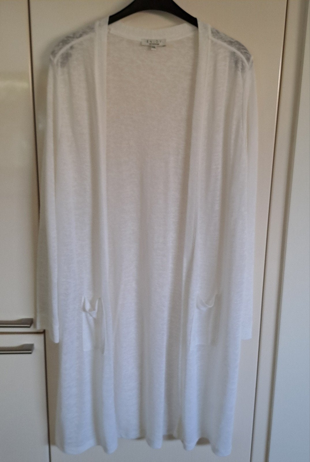 Witte Enjoy Womenswear vest XXL, Wit, Maat 46/48 (XL) of groter, Ophalen of Verzenden, Gedragen