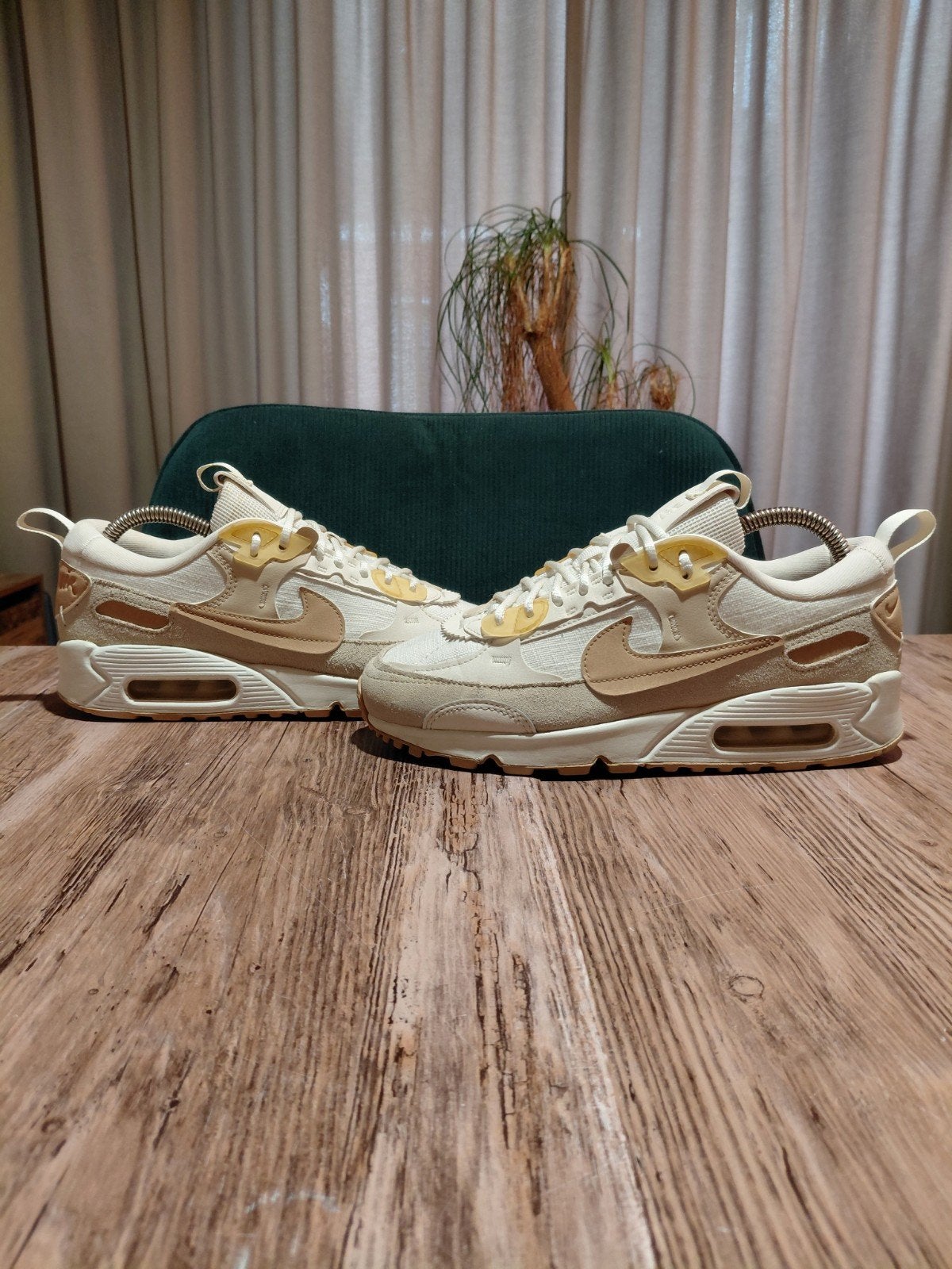 Nike Air Max 90 Futura LX 'Sanddrift' Size 38, Wit, Nike, Ophalen of Verzenden, Sneakers of Gympen