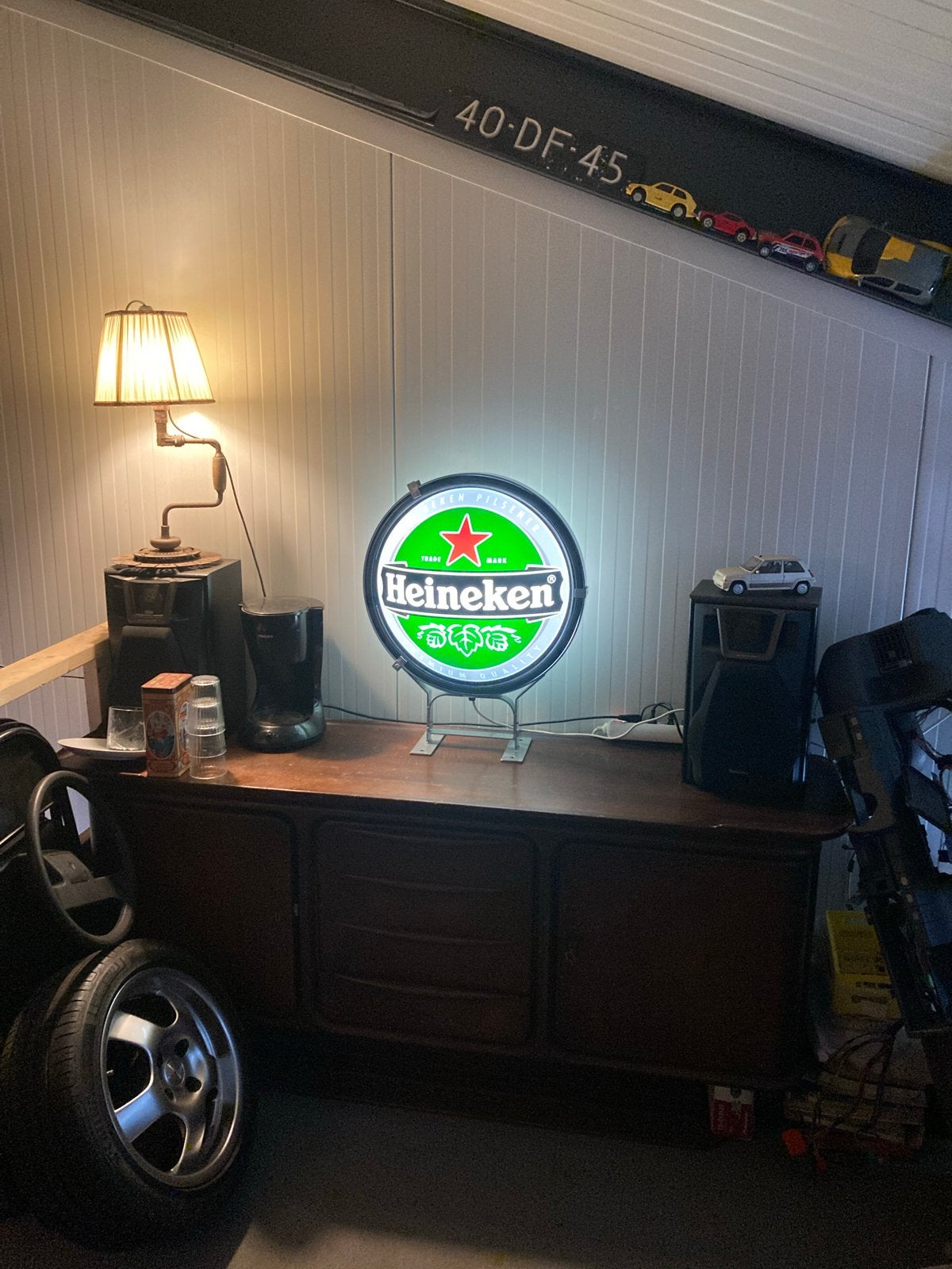 Nieuwe Heineken reclame lamp voor mancave of kroeg, Ophalen of Verzenden, Nieuw