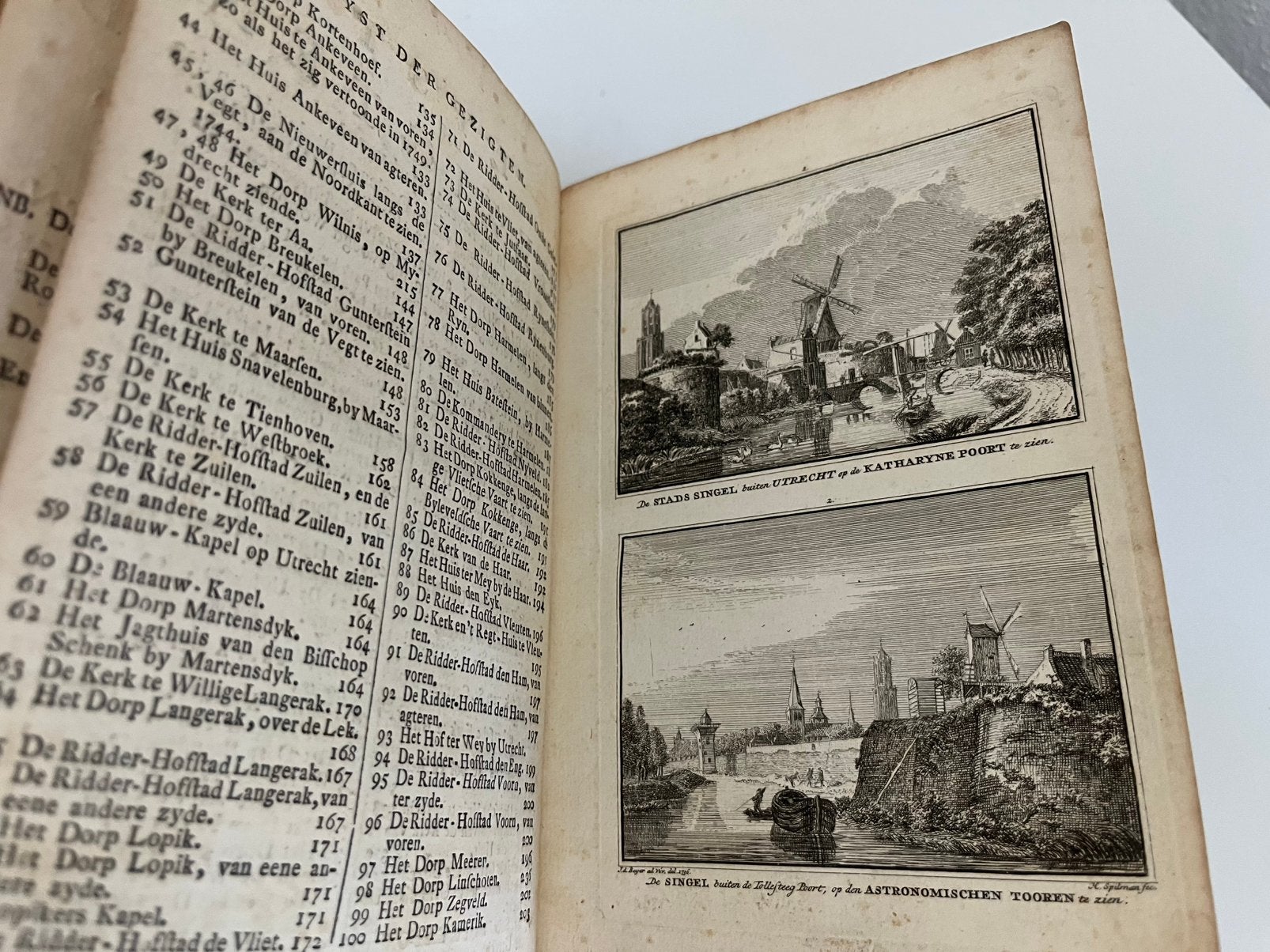 1773 | Boek met gravures Utrecht | Spilman De Beyer, Antiek en Kunst, Antiek | Boeken en Bijbels, Ophalen of Verzenden