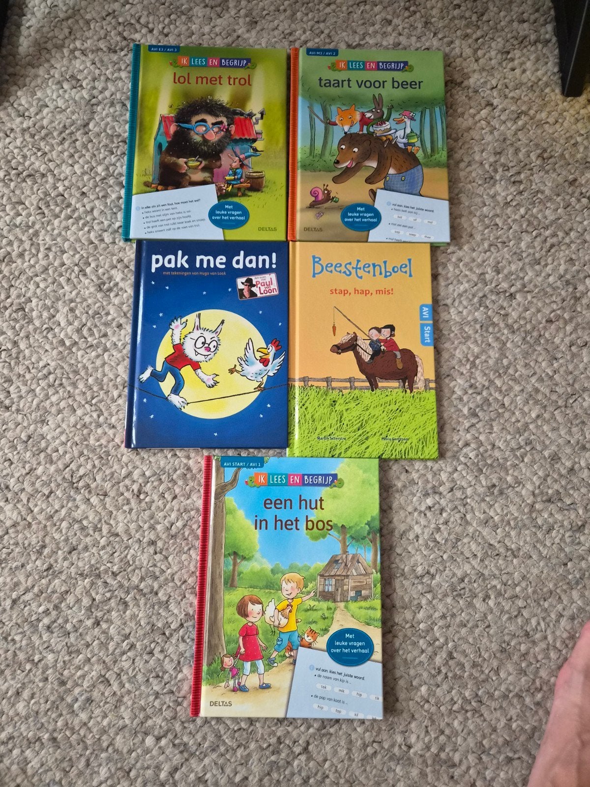 5x Leesboekjes AVI: Start, M3, E3, Boeken, Ophalen of Verzenden, Gelezen, Fictie algemeen