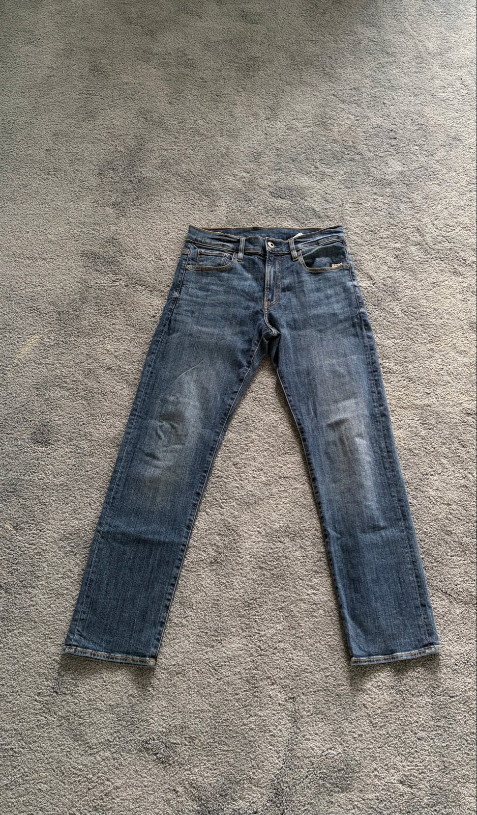 Heren G-Star RAW 3301 Slim Jeans W29 L32, blauw, Ophalen of Verzenden, Zo goed als nieuw, Blauw, Overige jeansmaten