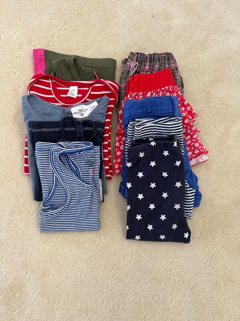 Pakket meisje maat 86-92 leggings/rokjes/hemdjes/jurkjes, Ophalen of Verzenden, Gebruikt, Maat 86
