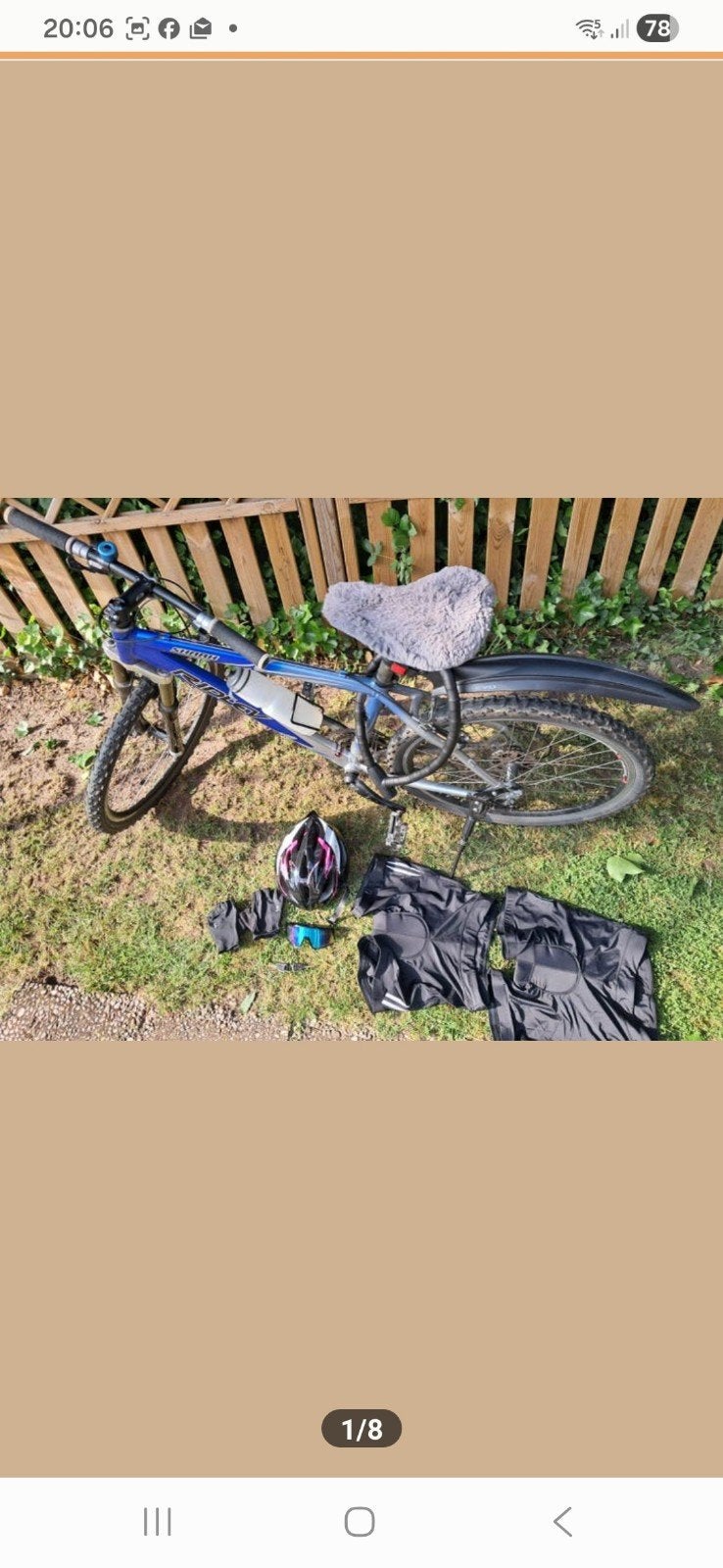 Ridley Shark Mountainbike met accessoires, Fietsen en Brommers, Gebruikt, Velgrem, Meer dan 20 versnellingen, 53 tot 57 cm
