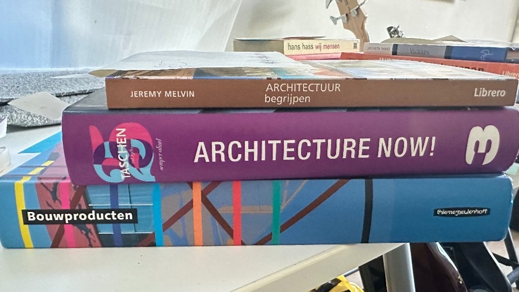 Boekenbundel arcitectuur en bouwkunde, Ophalen of Verzenden, Zo goed als nieuw, Bouwkunde, Diverse auteurs