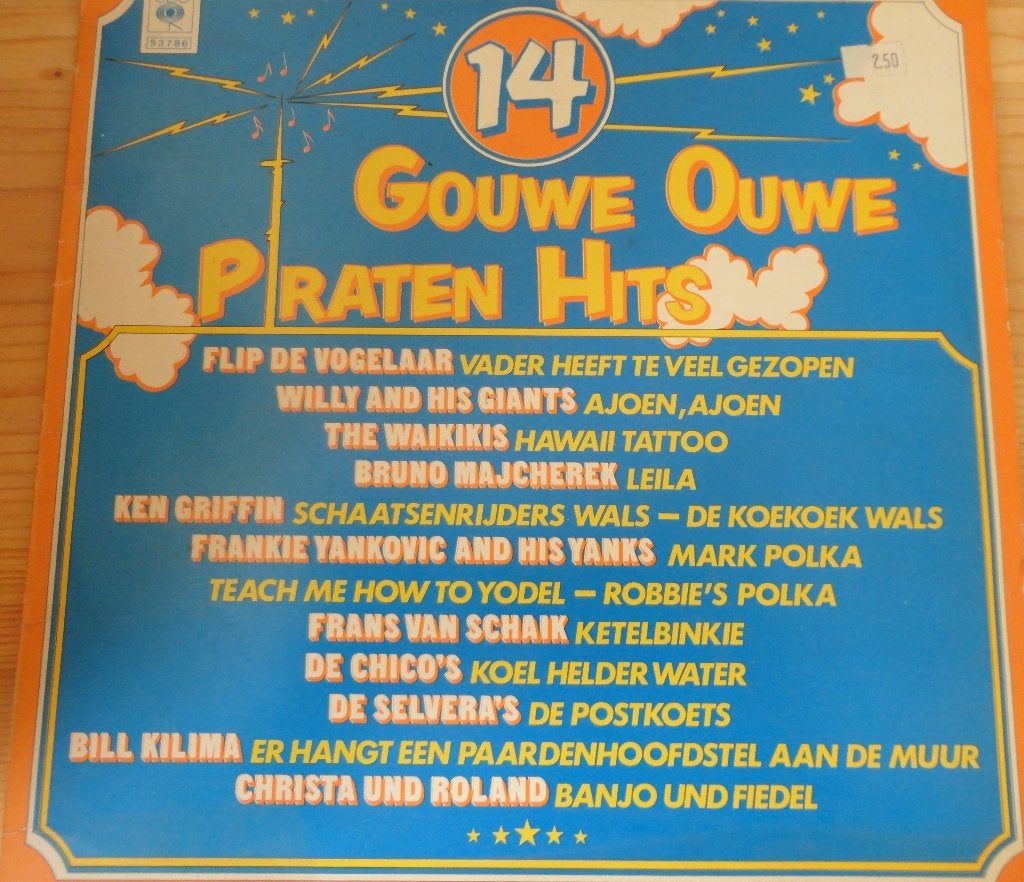 14 Gouwe Ouwe PiratenHits (LP, LP, Gebruikt, Ophalen of Verzenden, Levenslied of Smartlap