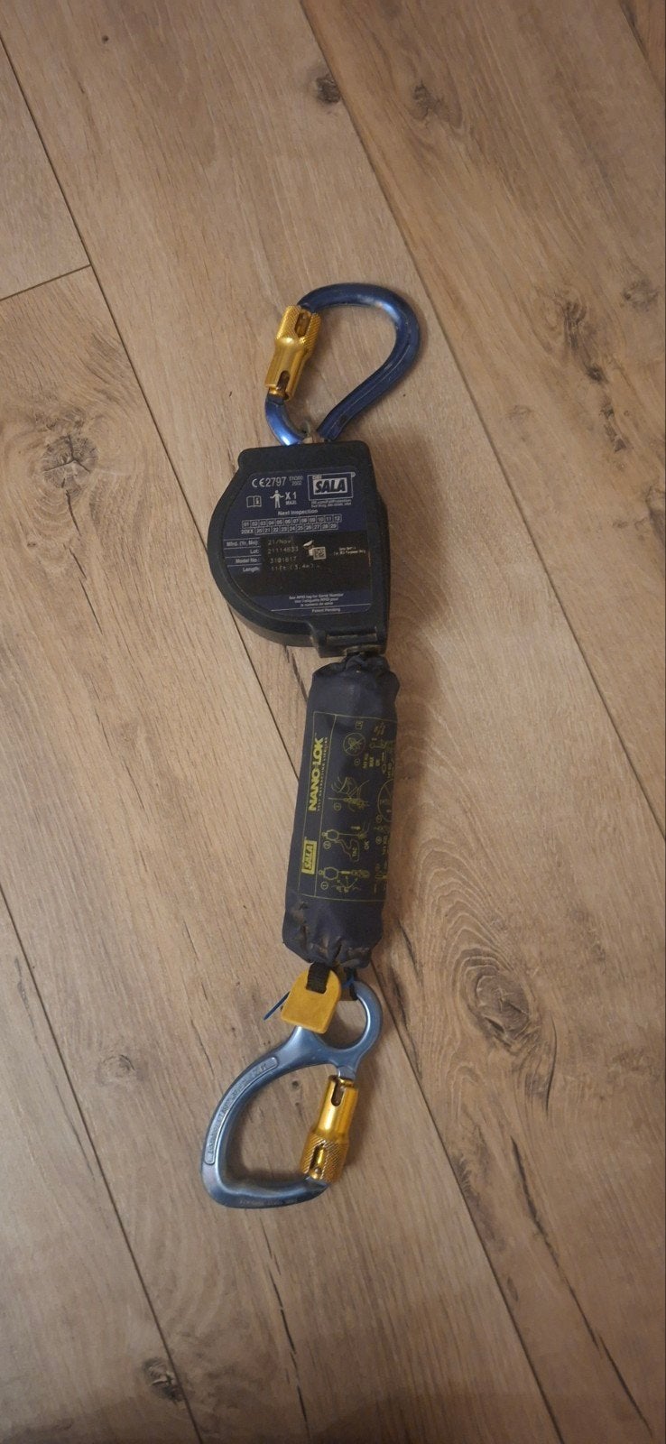 DBI-SALA Nano-Lok Zelfoprollende Levenslijn (3.4m), Ophalen of Verzenden