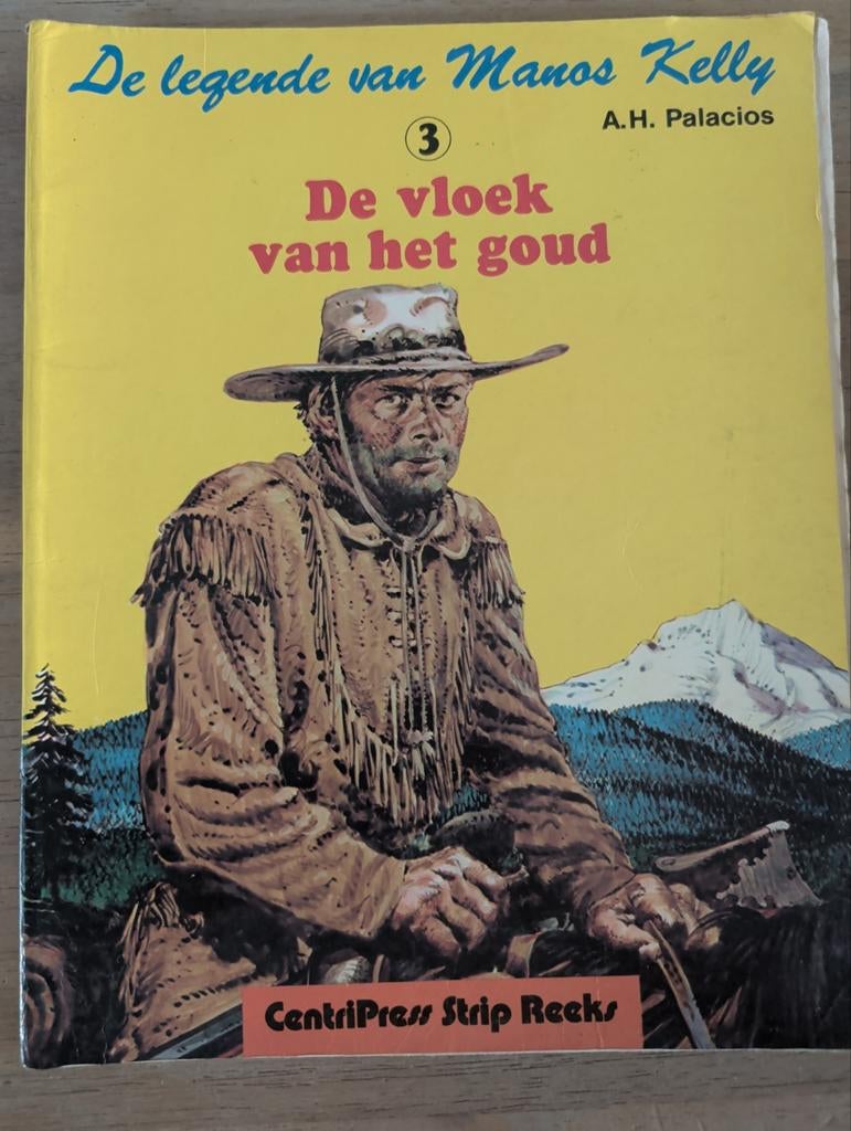 De legende van Manos Kelly - 3 - De vloek van het goud, Boeken, Stripboeken, Gelezen, A.H. Palacios, Eén stripboek, Ophalen of Verzenden