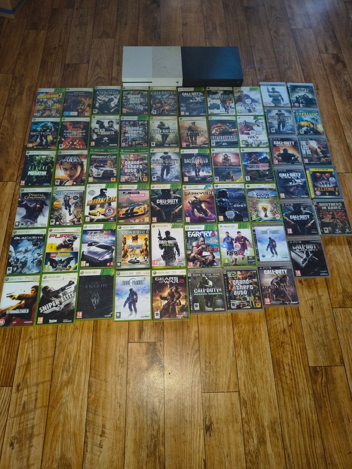 Xbox One S & Xbox One X met games (incl. PS3 games), Spelcomputers en Games, Spelcomputers | Xbox Original, Ophalen, Gebruikt