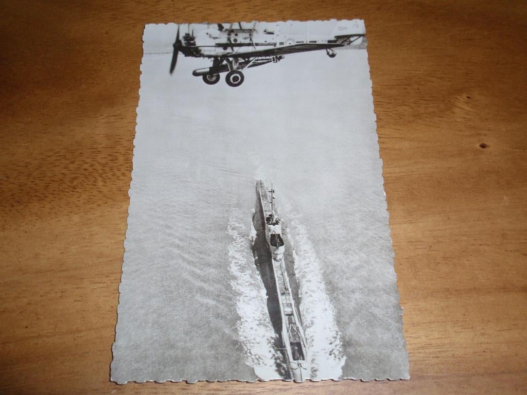 Marine Luchtmacht Onderzeeer Duikboot Vliegtuig RAF, Verzamelen, Verzenden, 1940 tot 1960, Ongelopen, Voertuig