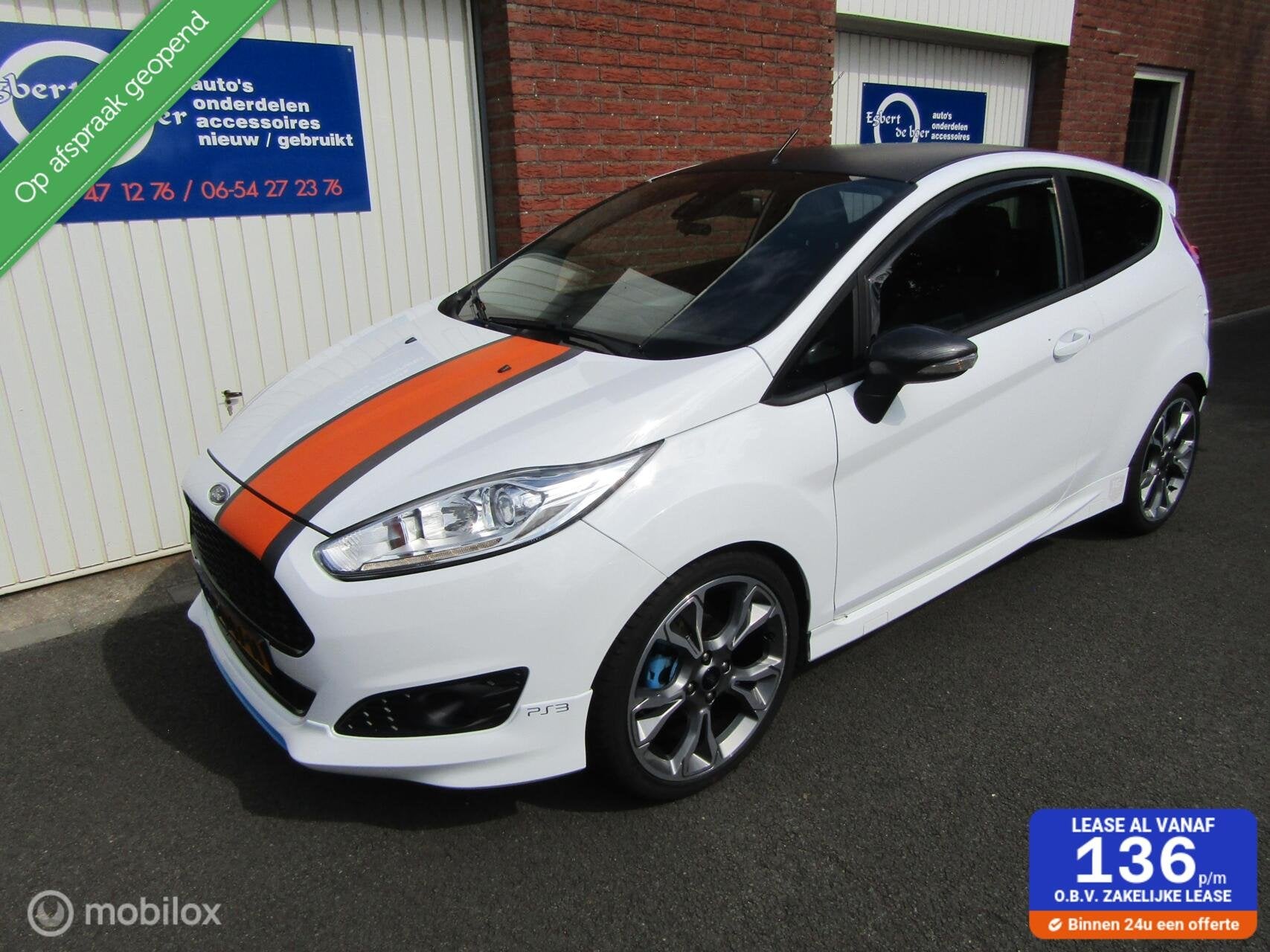 Ford Fiesta 1.0 EcoBoost ST Line 8-2016 met maar 116867 km!, Auto's, Voorwielaandrijving, Origineel Nederlands, Bedrijf, Handgeschakeld