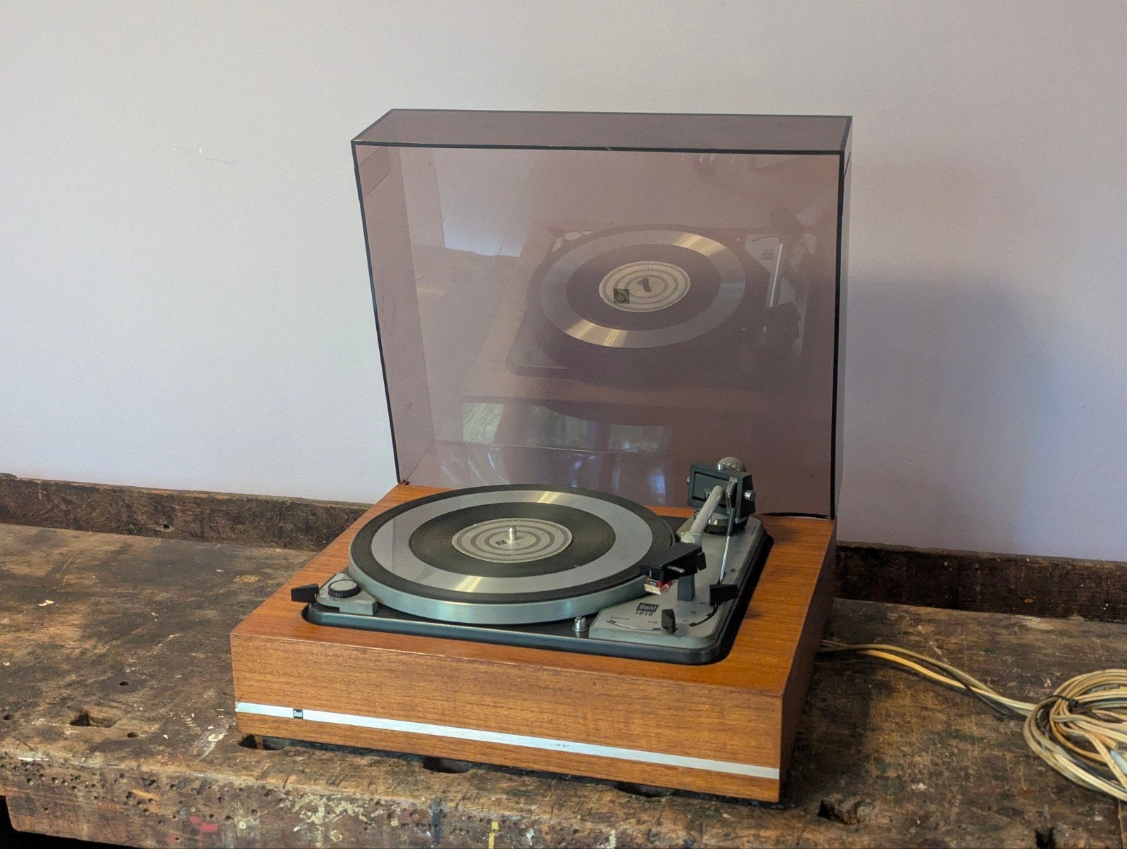 Dual 1019 Platenspeler met Nagaoka JT-511 element, Ophalen, Gebruikt, Pitch-regelaar, Platenspeler