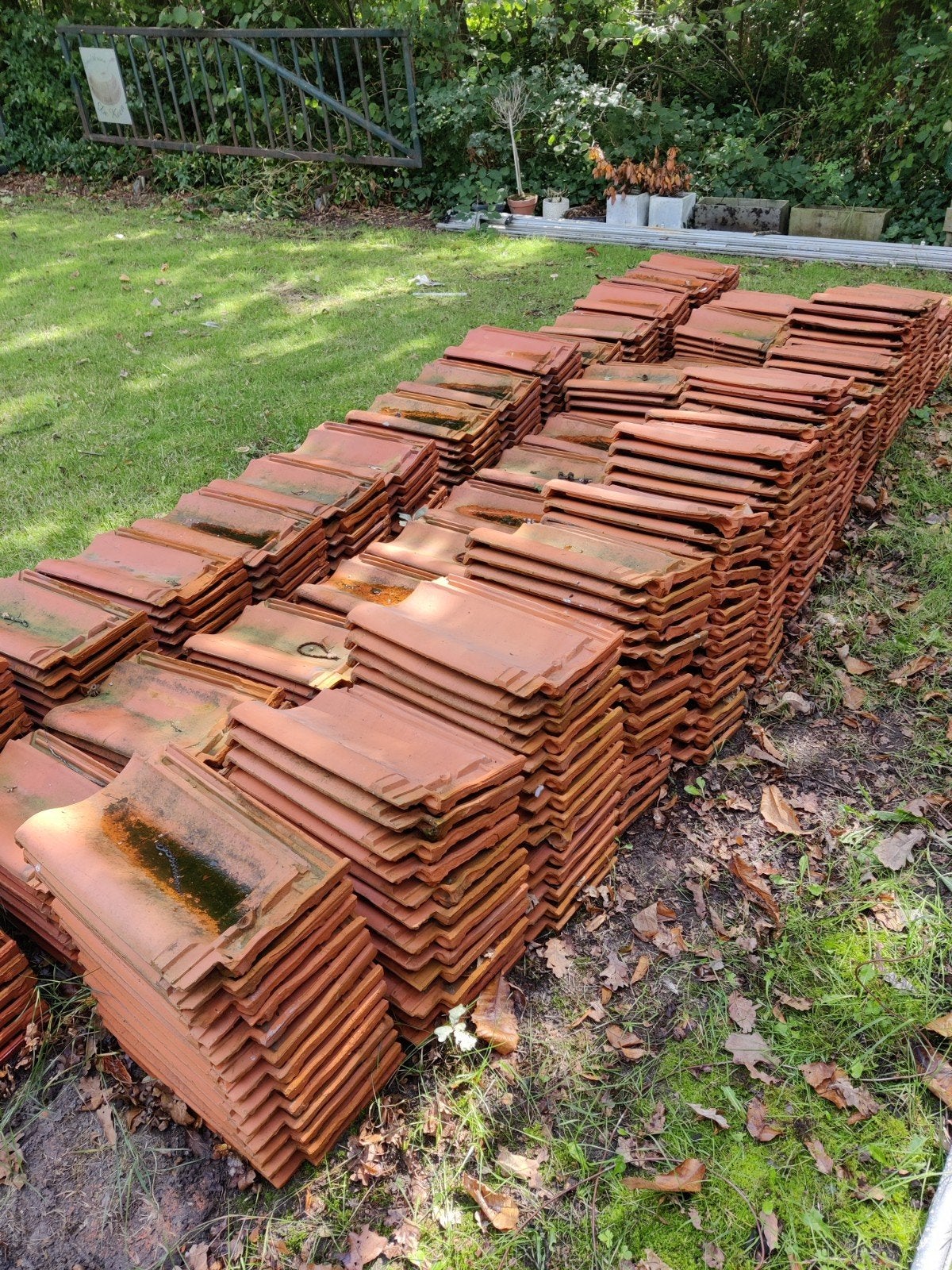 180 gebruikte dakpannen Teeuwen, Ophalen, Steen of Klei, Dakpannen, Rood